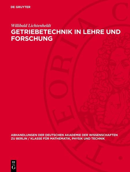 Produktbild: Getriebetechnik in Lehre und Forschung