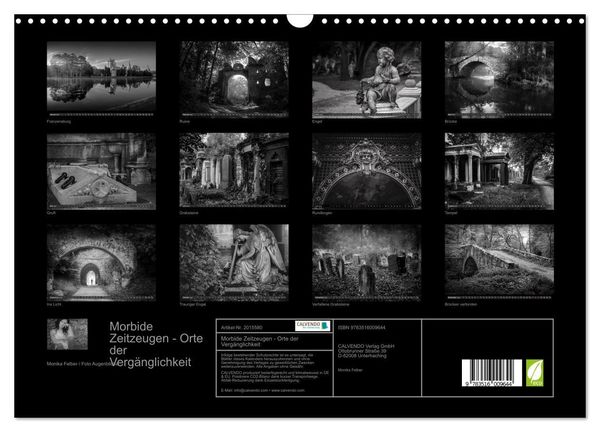 Produktbild: Morbide Zeitzeugen - Orte der Verg&auml;nglichkeit (Wandkalender 2026 DIN A3 quer), CALVENDO Monatskalender