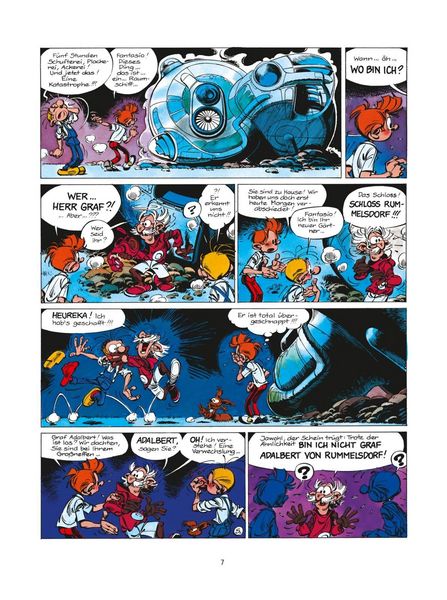 Produktbild: Spirou und Fantasio 34: Die Ruck-Zuck-Zeitmaschine