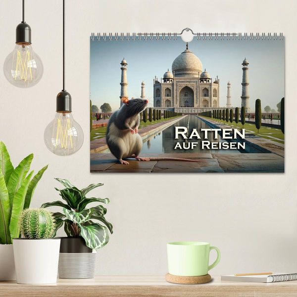 Produktbild: Ratten auf Reisen (Wandkalender 2026 DIN A4 quer), CALVENDO Monatskalender