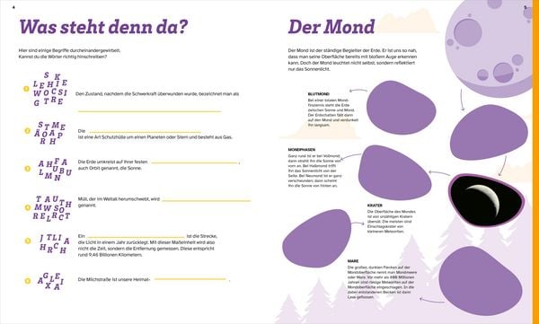 Produktbild: WAS IST WAS R&auml;tseln und Stickern: Weltall