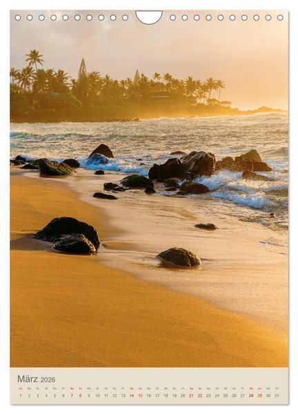Produktbild: O'ahu - Hawaii, Bilder aus dem S&uuml;dseeparadies (Wandkalender 2026 DIN A4 hoch), CALVENDO Monatskalender