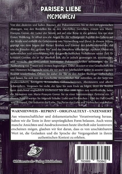 Produktbild: Pariser Liebe - Memoiren Der Chef der Pariser Sicherheitspolizei (Surete) ermittelt Teil 1-4 komplett