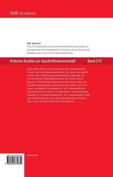 Produktbild: Geschlechtergeschichten der Neuzeit