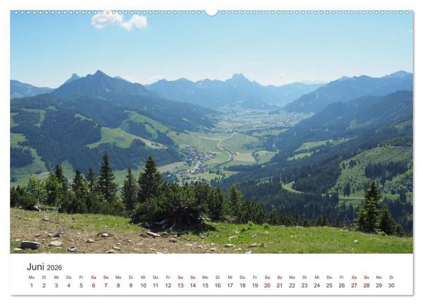 Produktbild: Bergerlebnisse im Tannheimer Tal (hochwertiger Premium Wandkalender 2026 DIN A2 quer), Kunstdruck in Hochglanz