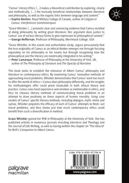 Produktbild: Camus' Literary Ethics