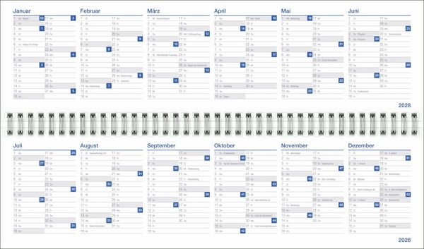 Produktbild: Wochenquerplaner, anthrazit 2027
