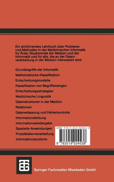 Produktbild: Medizinische Informatik