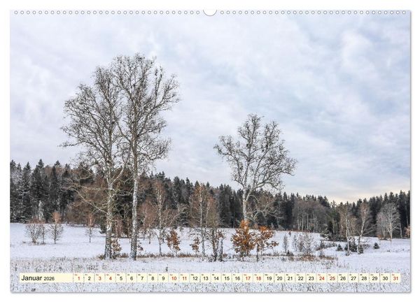 Produktbild: Naturpark Obere Donau (hochwertiger Premium Wandkalender 2026 DIN A2 quer), Kunstdruck in Hochglanz