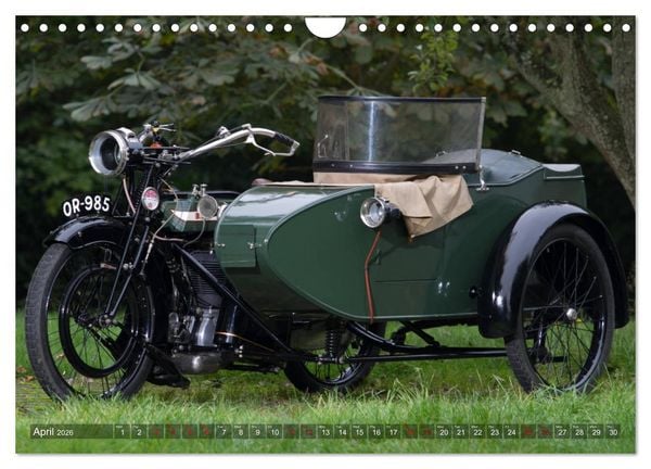 Produktbild: Classic Motorcycles (Wall Calendar 2026 DIN A4 landscape), CALVENDO 12 Month Wall Calendar
