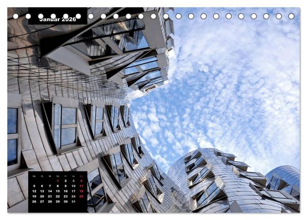 Produktbild: Architektur - Bauwerke mit k&uuml;nstlerischer Gestaltung (Tischkalender 2026 DIN A5 quer), CALVENDO Monatskalender