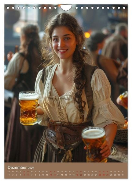 Produktbild: Bier-Liebe Von den Ahnen zu uns (Wandkalender 2026 DIN A4 hoch), CALVENDO Monatskalender