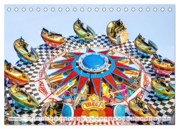 Produktbild: Kirmes Gl&uuml;ck (Tischkalender 2026 DIN A5 quer), CALVENDO Monatskalender