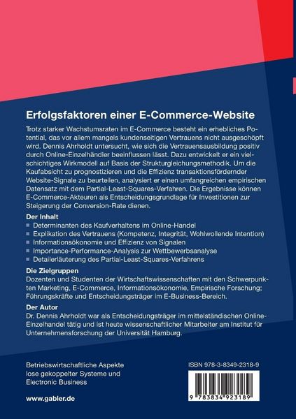 Produktbild: Erfolgsfaktoren einer E-Commerce-Website