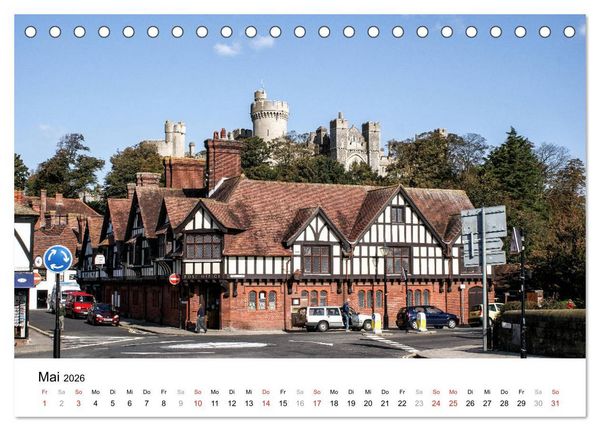 Produktbild: Englands wilder S&uuml;den (Tischkalender 2026 DIN A5 quer), CALVENDO Monatskalender