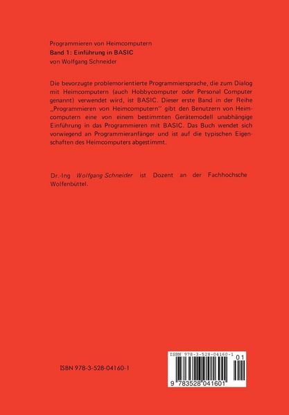 Produktbild: Einf&uuml;hrung in BASIC
