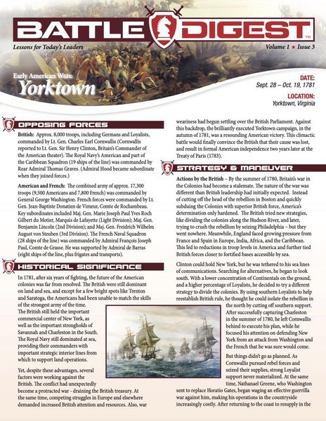 Produktbild: Battle Digest: Yorktown