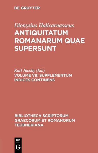 Produktbild: Supplementum Indices Continens