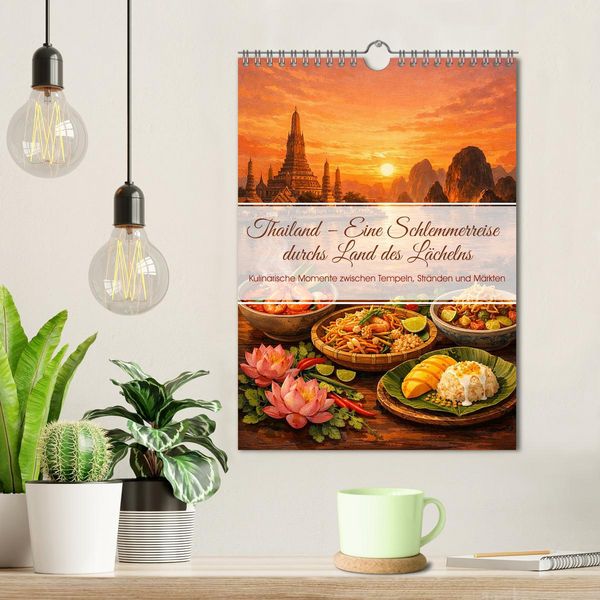 Produktbild: Thailand &ndash; Eine Schlemmerreise durchs Land des L&auml;chelns (Wandkalender 2027 DIN A4 hoch), CALVENDO Monatskalender