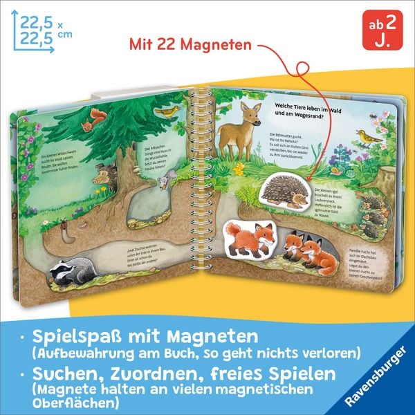 Produktbild: Mein gro&szlig;es Magnetbuch - Wer wohnt wo?
