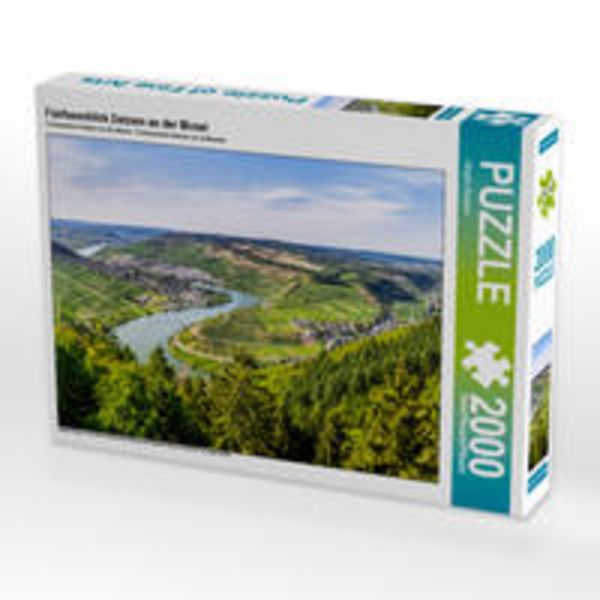CALVENDO Puzzle Fünfseenblick Detzem an der Mosel 2000 Teile Puzzle quer | 2000 Teile Lege-Größe 90 × 67 cm Foto-Puzzle für glückliche Stunden
