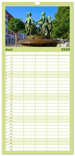Produktbild: Familienplaner 2026 - Zwickau - Stadt an der Mulde mit 5 Spalten (Wandkalender, 21 x 45 cm) CALVENDO
