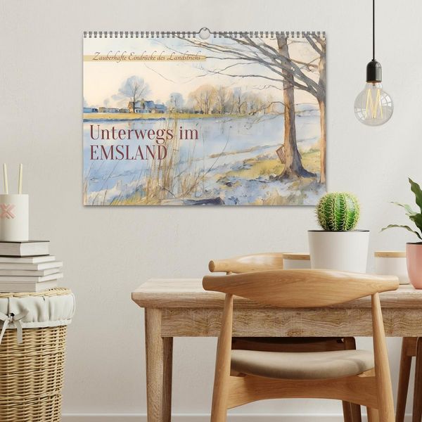 Produktbild: Unterwegs im Emsland (Wandkalender 2026 DIN A3 quer), CALVENDO Monatskalender
