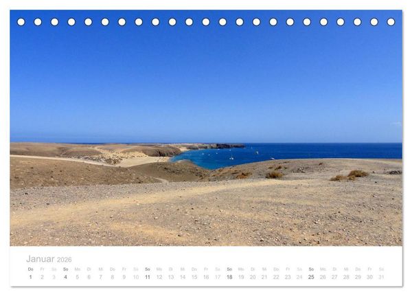 Produktbild: Die unwirkliche Welt von Lanzarote (Tischkalender 2026 DIN A5 quer), CALVENDO Monatskalender