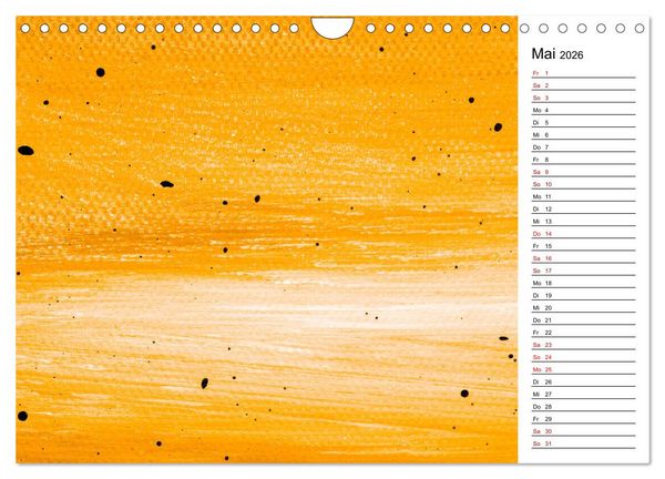 Produktbild: Mein bunter DIY-Bastelkalender (Wandkalender 2026 DIN A4 quer), CALVENDO Monatskalender