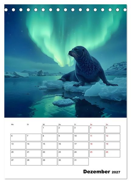 Produktbild: Die leisen Stimmen der Tiere (Tischkalender 2027 DIN A5 hoch), CALVENDO Monatskalender