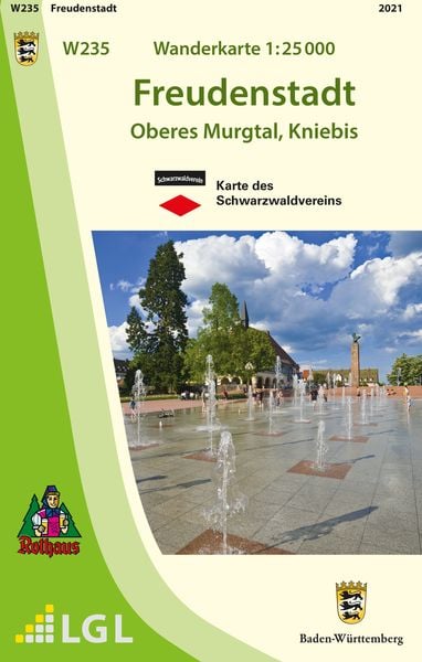 Wanderkarte 1:25 000 Freudenstadt, Sonstige von , Landesamt für Geoinformation und Landentwicklung Baden-Württemberg (LGL), 978-3-86398-461-8