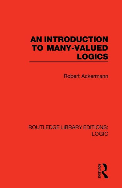 Produktbild: An Introduction to Many-valued Logics
