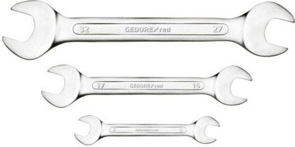 Produktbild: Gedore RED 3300961 R05125012 Doppel-Maulschl&uuml;ssel-Satz 12teilig Schl&uuml;sselweite (Metrisch) 6 - 9 mm