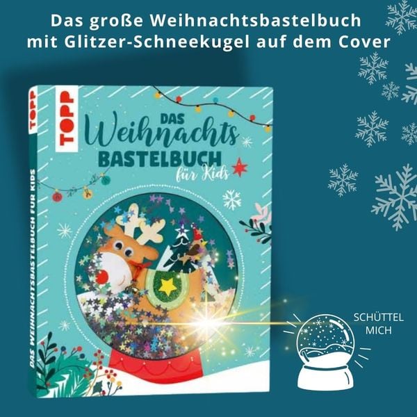 Produktbild: Das Weihnachtsbastelbuch f&uuml;r Kids