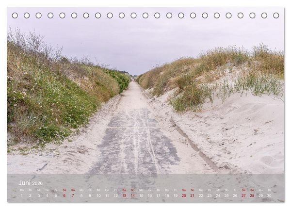 Produktbild: Inseelfeeling - Hiddensee (Tischkalender 2026 DIN A5 quer), CALVENDO Monatskalender