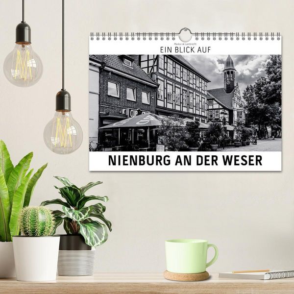 Produktbild: Ein Blick auf Nienburg an der Weser (Wandkalender 2026 DIN A4 quer), CALVENDO Monatskalender