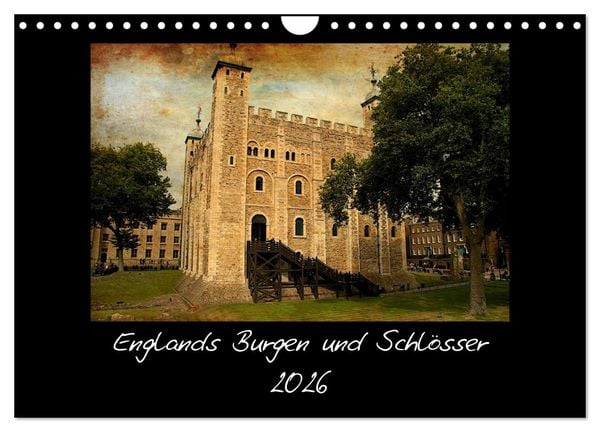 Produktbild: Englands Burgen und Schl&ouml;sser 2026 (Wandkalender 2026 DIN A4 quer), CALVENDO Monatskalender