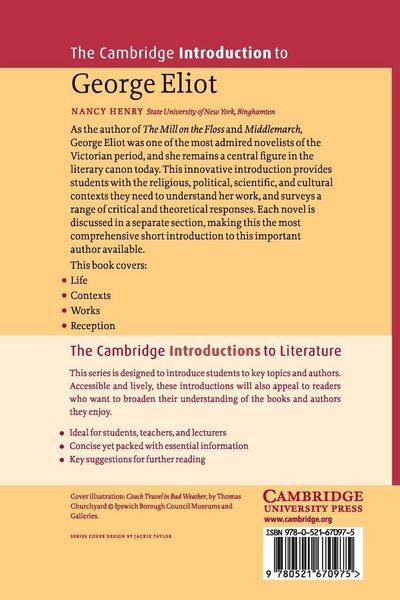 Produktbild: The Cambridge Introduction to George Eliot