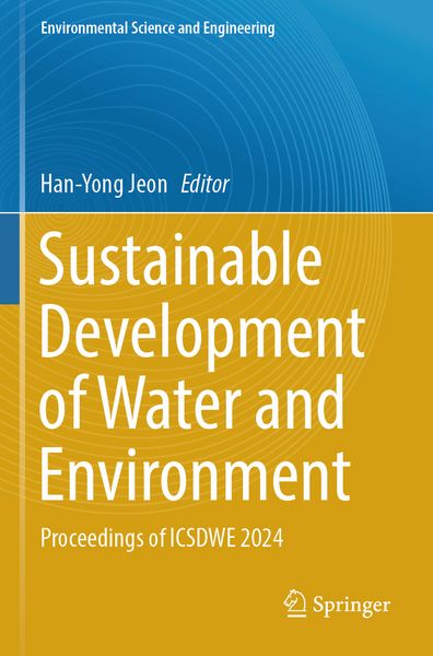 Produktbild: Sustainable Development of Water and Environment
