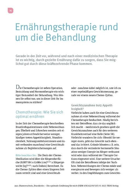 Produktbild: Brustkrebs - Die optimale Ern&auml;hrung f&uuml;r mich