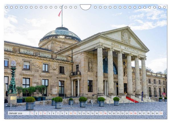 Produktbild: Wiesbaden Impressionen (Wandkalender 2026 DIN A4 quer), CALVENDO Monatskalender