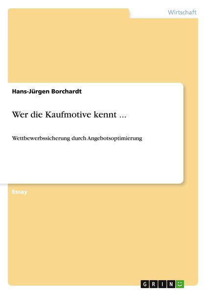 Produktbild: Wer die Kaufmotive kennt ...