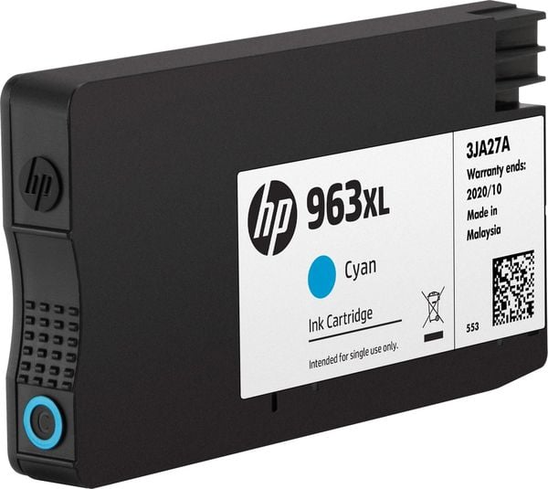Produktbild: HP 963XL Druckerpatrone Original Cyan 3JA27AE Tinte