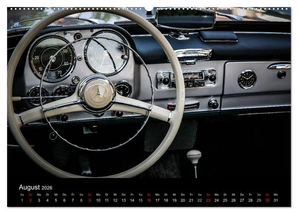 Produktbild: Oldtimer inside (Wandkalender 2026 DIN A2 quer), CALVENDO Monatskalender