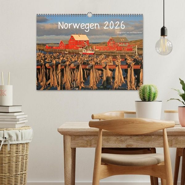 Produktbild: Norwegen 2026 (Wandkalender 2026 DIN A3 quer), CALVENDO Monatskalender