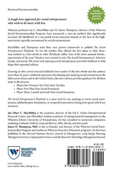 Produktbild: The Social Entrepreneur's Playbook, Expanded Edition