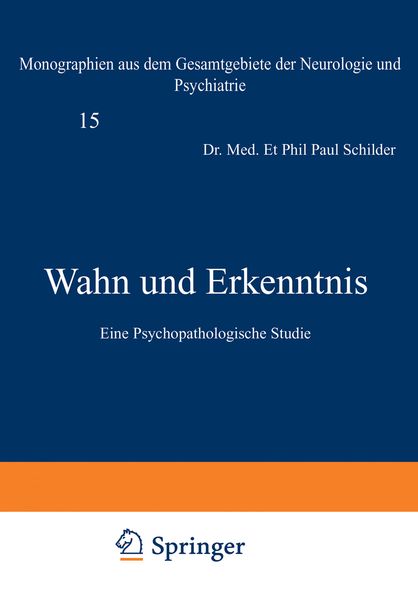 Produktbild: Wahn und Erkenntnis