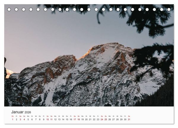 Produktbild: Die sch&ouml;nsten Orte in Italien. (Tischkalender 2026 DIN A5 quer), CALVENDO Monatskalender