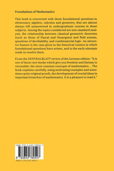 Produktbild: Foundations of Mathematics