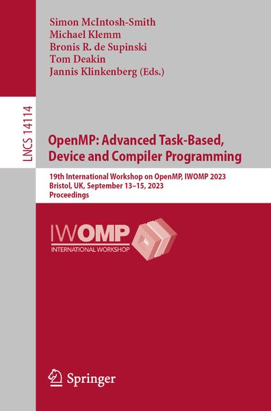 Produktbild: OpenMP: Advanced Task-Based, Device and Compiler Programming